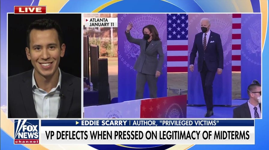 Kamala Harris suggests 2022 midterms could be unfair