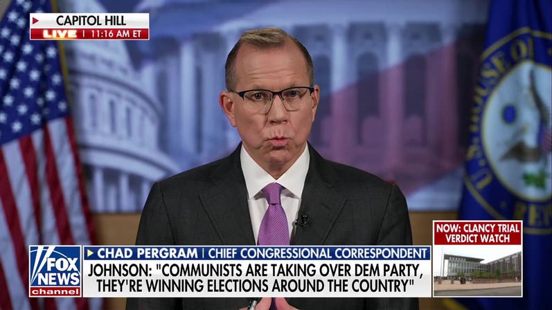 Mike Johnson warns Hakeem Jeffries as Democrats divide over socialism vote