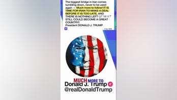 Trump vows 'MUCH MORE TO COME' after Iranian civilian bridge DESTROYED