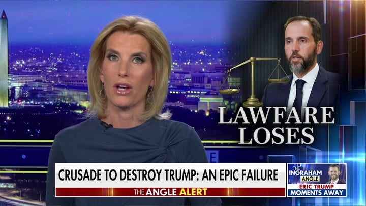  Laura: We saw a concerted effort to use federal resources to put Trump in prison