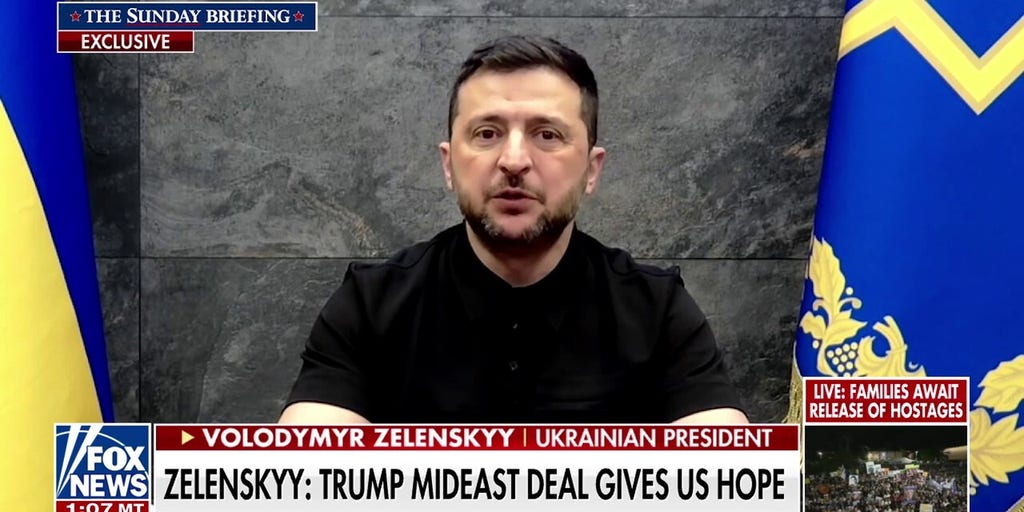 Zelenskyy says Trump’s Middle East deal gives him hope