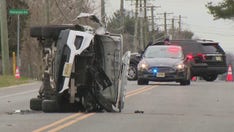 New Jersey hijacker who used backhoe to flip police car shot and killed: 'Out of a movie'