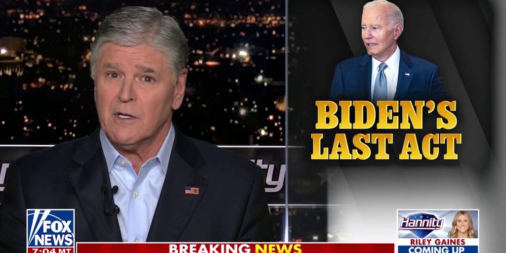Sean Hannity: Biden ‘sabotaging’ Trump in last act as president is ‘on brand’