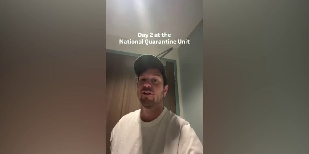 Jake Rosmarin shows social media viewers the hantavirus quarantine unit at UMNC