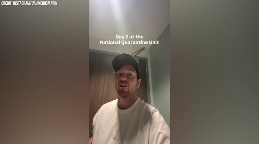 Jake Rosmarin shows social media viewers the hantavirus quarantine unit at UMNC