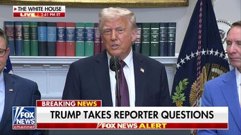  President Trump asked about Atlantic story about accidentally texted war plans