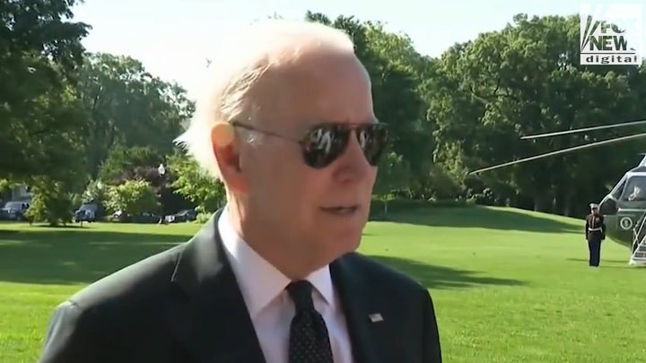 Montage: White House history of walking back comments from President Biden