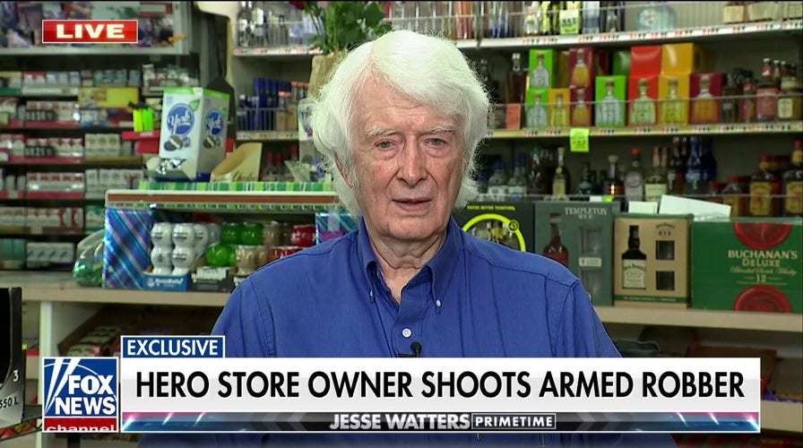 80-year-old liquor store owner defends store and shoots armed robber
