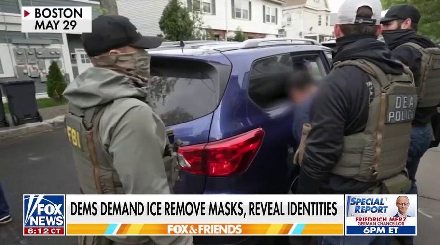 Dems demand ICE remove masks, suggest doxxing agents