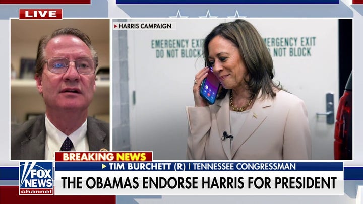 The Obamas endorse Kamala Harris for president. 
