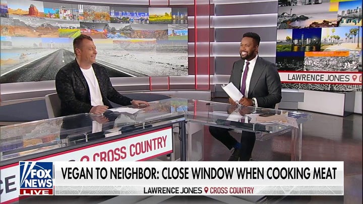 Jimmy Talks About The Angry Vegan Neighbor On 'Lawrence Jones Cross Country'