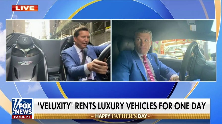 Pete Hegseth, Will Cain take over NYC's streets in Lamborghinis