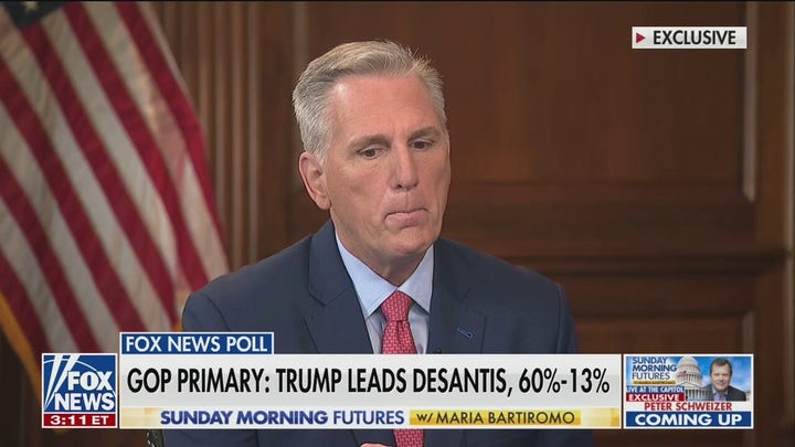 Kevin McCarthy says Trump, not DeSantis, will be the 2024 GOP nominee