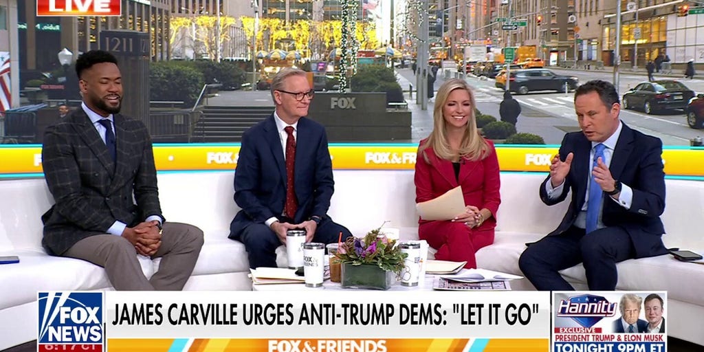 James Carville tells anti-Trump Democrats to 'let it go'