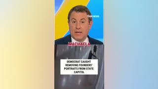 Democrat caught removing founders' portraits from state capitol