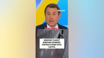 Democrat caught removing founders' portraits from state capitol