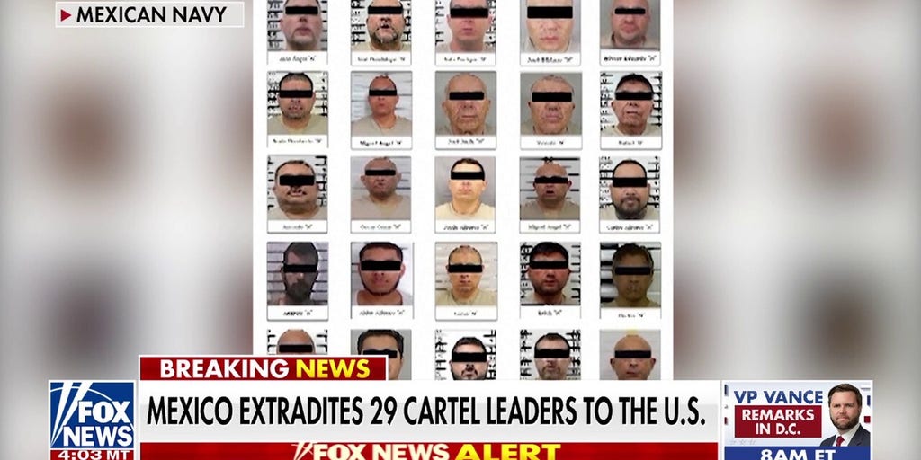 Mexico extradites 29 cartel leaders to US