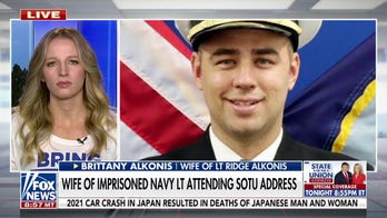 Wife of Navy officer jailed in Japan attending the State of the Union