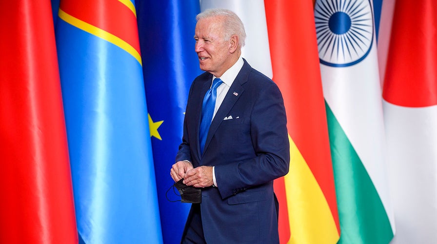 President Joe Biden holds a press conference at the G20 summit