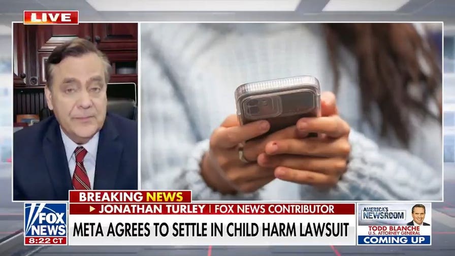 Jonathan Turley: Meta lawsuit settlement is 'seismic' but 'chump change' for tech giant