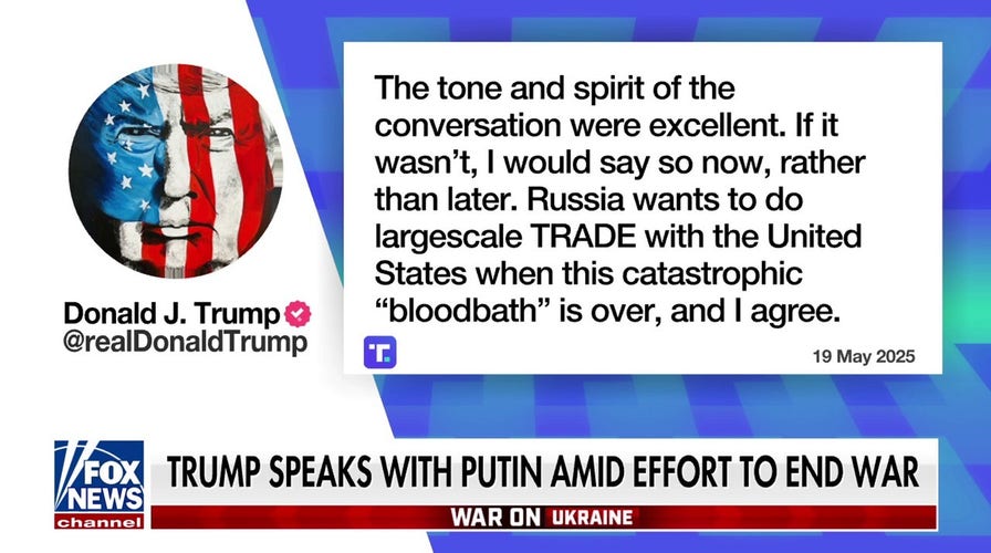 Trump: My conversation with Putin had 'excellent' tone and spirit