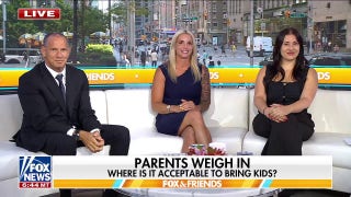Parents debate which public spaces are appropriate to take young kids