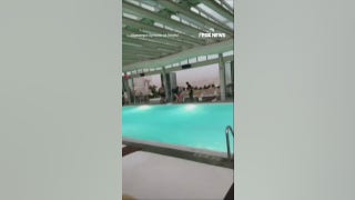 Coolers, cushions sent FLYING as severe storm slams NYC rooftop pool