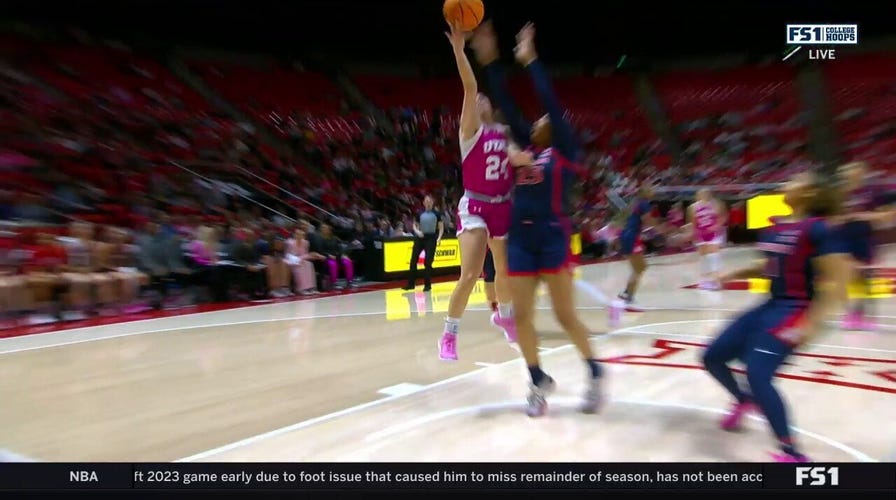 Utah's Kennady McQueen finishes and-1 layup to extend lead against Arizona