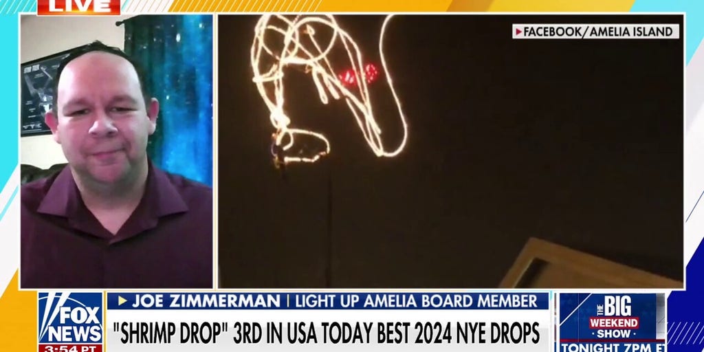 Florida town hosts New Year’s Eve ‘Shrimp Drop’