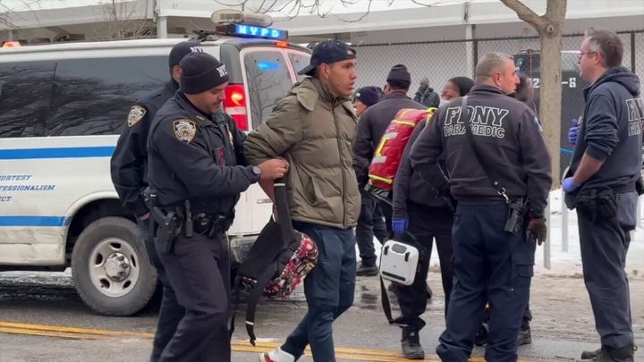 NYPD arrest potential perpetrators following stabbing incident at migrant processing center