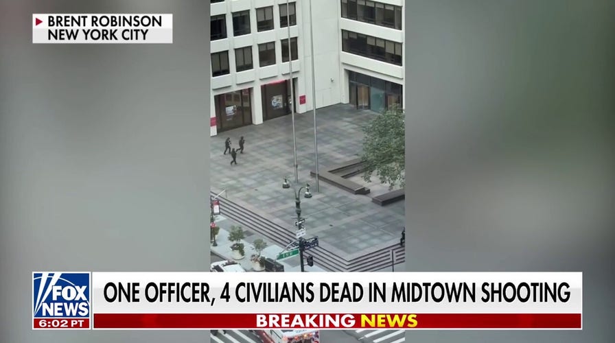 Female NYPD officer shot and killed in Midtown Manhattan