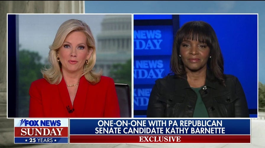 Pennsylvania Senate candidate Kathy Barnette pressed on controversial tweets: 'Can't provide a lot of context'