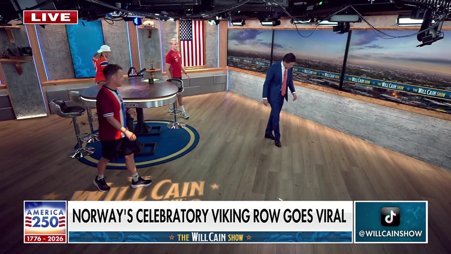 Norwegian soccer fans reveal the background of the viral Viking Row