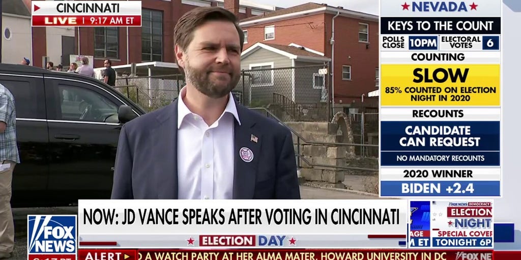 JD Vance shares closing message after voting in Ohio: I'm going to fight hard for your dreams