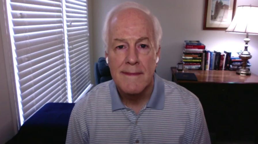 Sen. Cornyn on Texas' reopening strategy, McConnell pushing back on 'blue state bailouts'