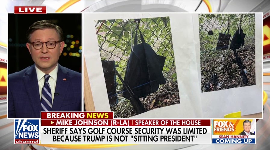 Speaker Johnson Praises Trump As Resilient After Second Apparent Assassination Attempt One Speaker Johnson Praises Trump As Resilient After Second Apparent Assassination Attempt One
