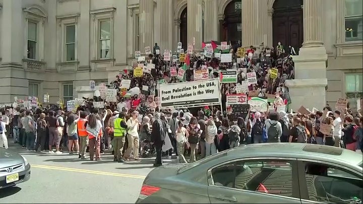 New York City students stage anti-Israel walkouts promoted by teacher groups