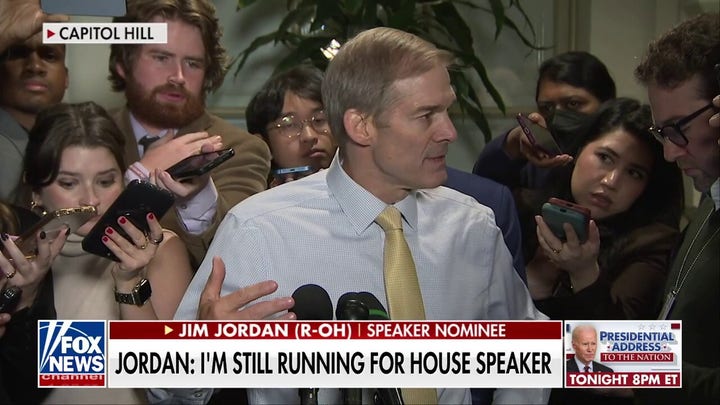 Jordan pushing ahead with House speaker bid