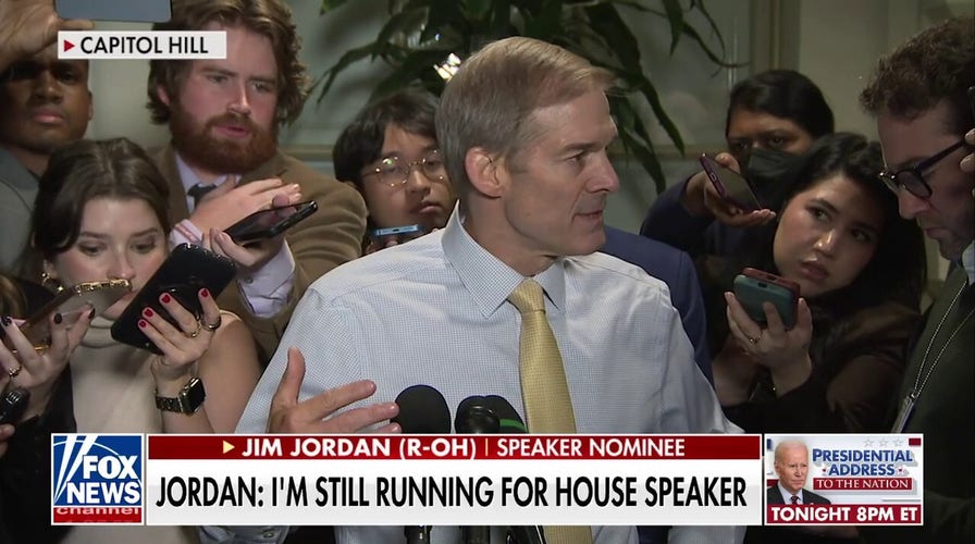 Jordan pushing ahead with House speaker bid