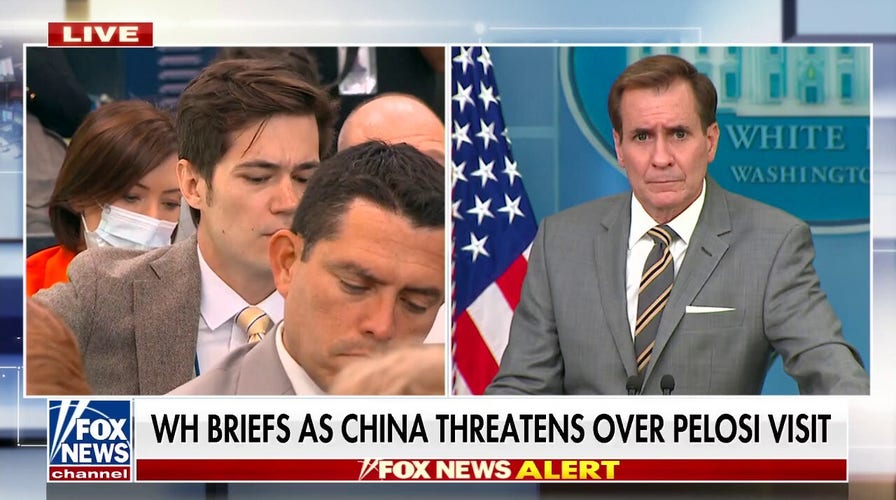 John Kirby irked by reporter's question on Taiwan-Pelosi 'drama'