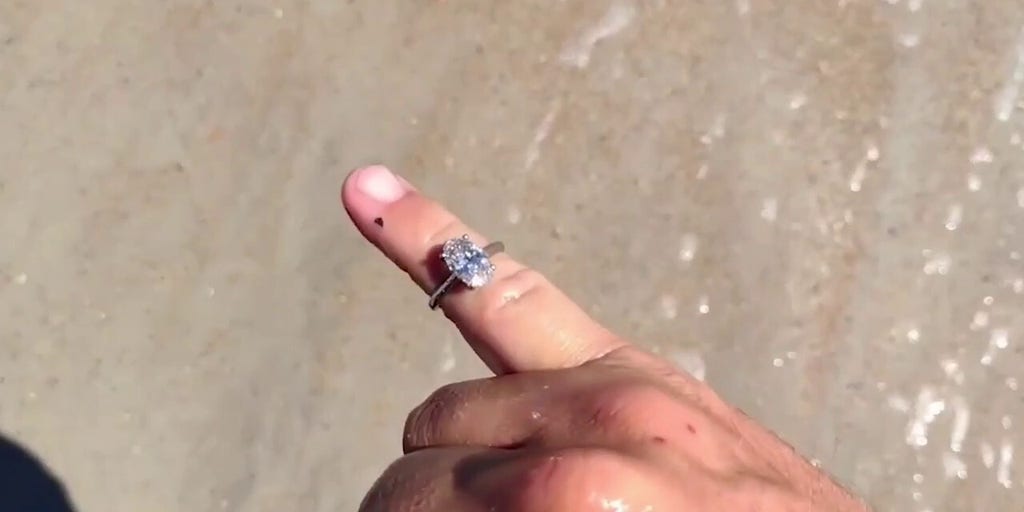 Diamond ring found in sand on Florida beach Fox News Video