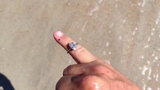 Diamond ring found in sand on Florida beach - Fox News