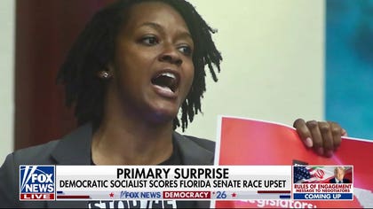 Democratic socialist scores Florida US Senate race upset
