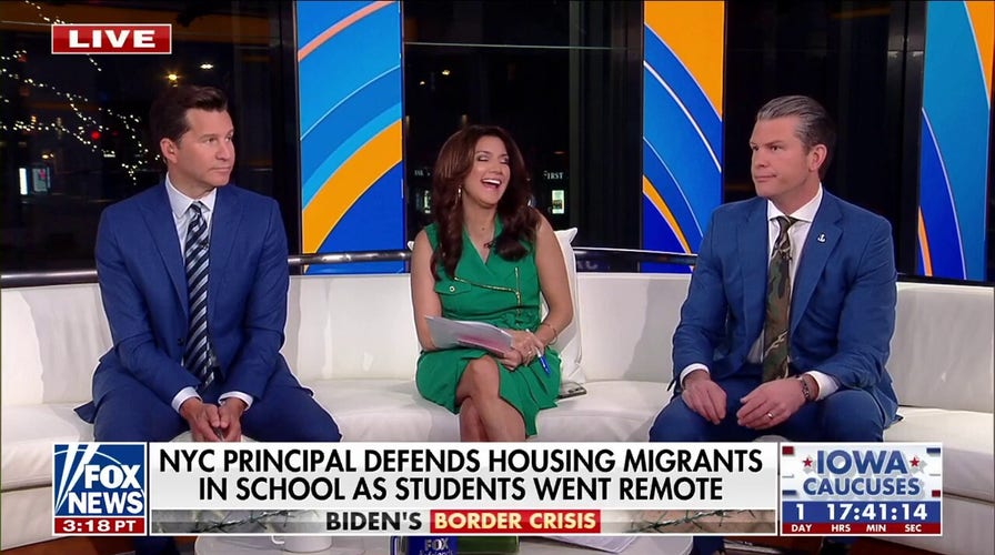 NYC principal defends housing migrants in school as students went remote