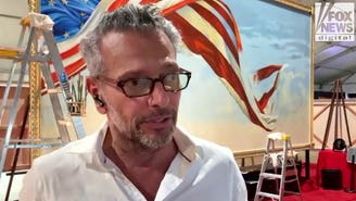 WATCH: Scott LoBaido discusses massive American flag painting for America’s 250th