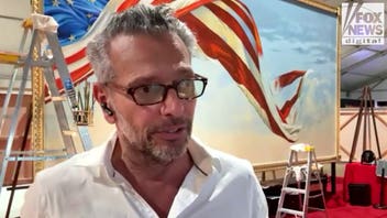 WATCH: Scott LoBaido discusses massive American flag painting for America’s 250th
