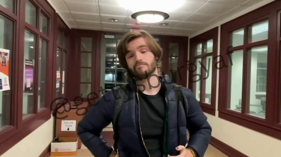 Conservative Gettysburg College radical catches pupil connected video tearing down promotional flyers