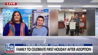 Family to celebrate first holiday after adoption - Fox News