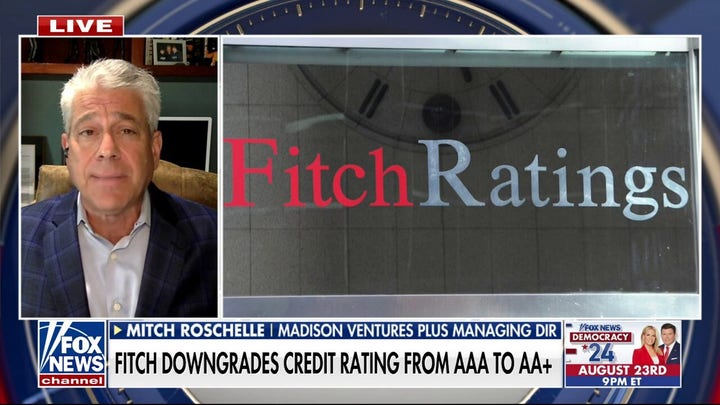 Fitch's credit downgrade was them 'waving their finger' at government dysfunction: Mitch Roschelle 