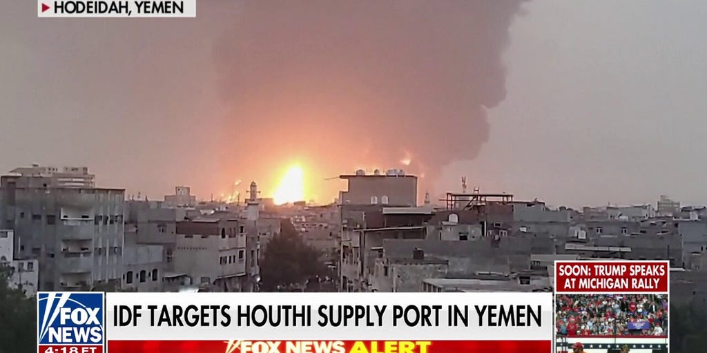 IDF confirms striking 'several Houthi military targets' in Yemen | Fox News Video